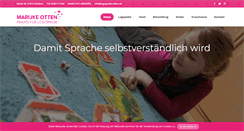 Desktop Screenshot of logopaedie-otten.de